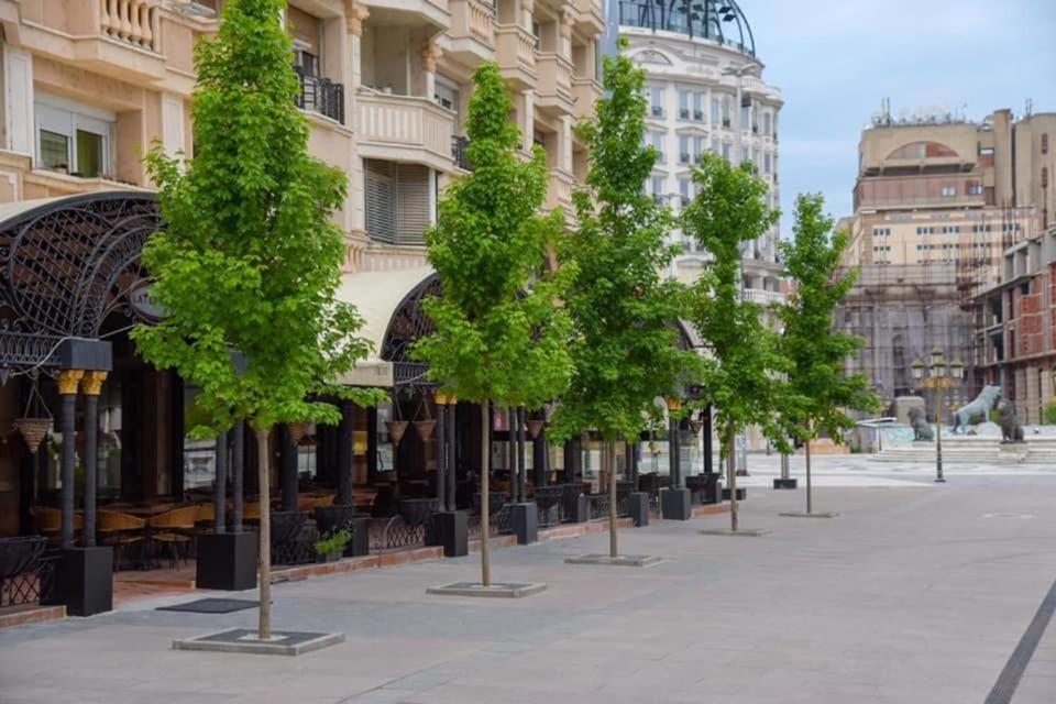 Sani Suteren Apartment Skopje Bagian luar foto